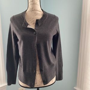 Banana Republic cardigan with ribbon accent